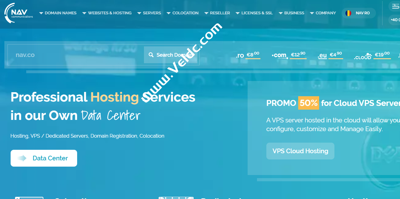NAV：罗马尼亚抗投诉VPS，2核2GB内存40GB NVMe存储，最高10Gbps不限制流量，月付€10起缩略图