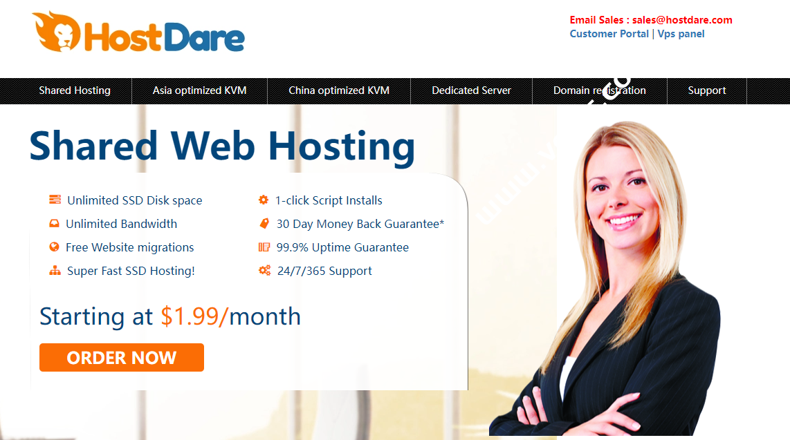 HostDare：美国CN2 GIA VPS 8折优惠，CN2 GIA/CU/CMl线路，可选Windows，年付$28.79起缩略图