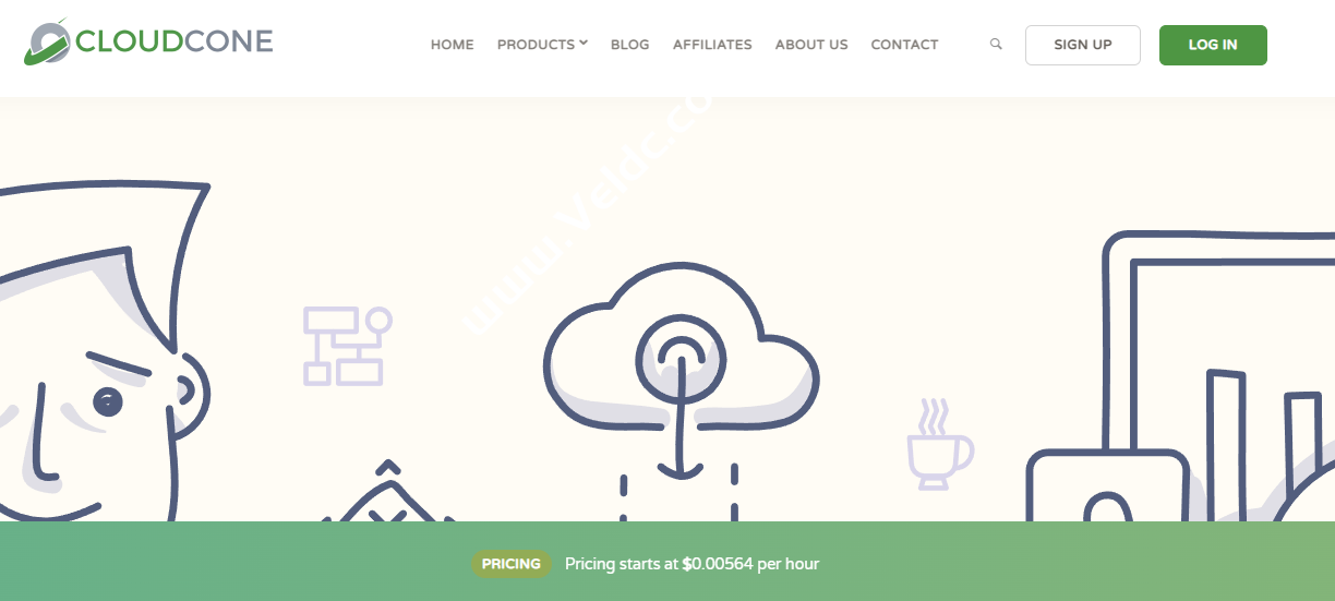 CloudCone：美国VPS促销，2核1G内存30GB SSD，1Gbps@1T流量，年付$21起缩略图